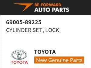[New]CYLINDER SET, LOCK TOYOTA 69005-89225 - BE FORWARD Auto Parts