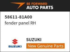 [New]fender panel RH SUZUKI 58611-81A00 - BE FORWARD Auto Parts