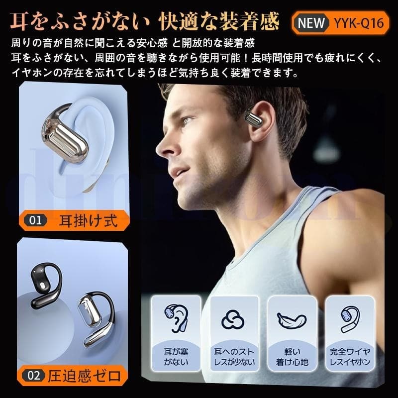 [New][comfortable design not to take no notice of Wireless earphone ...