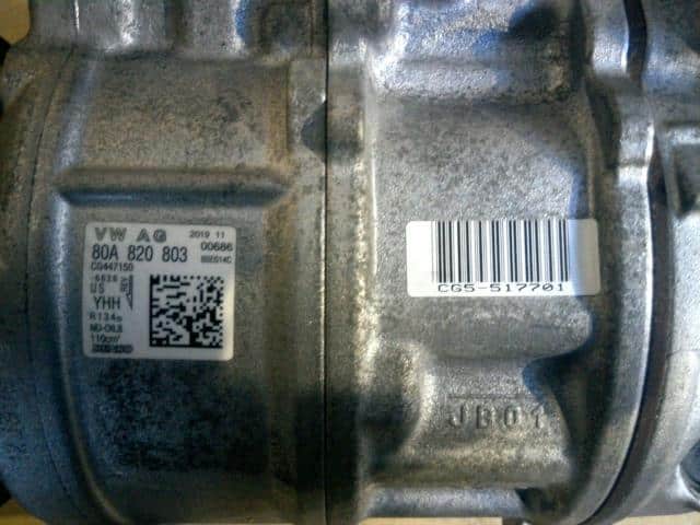 エアコンコンプレッサー　アウディ　Q5　80A　820　803 Used]A/C Compressor AUDI Audi q5 2020 LDA-FYDETS 80A820803 - BE