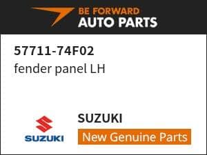 [New]fender panel LH SUZUKI 57711-74F02 - BE FORWARD Auto Parts