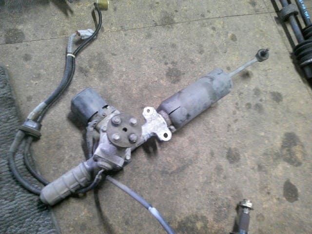 Used]Power Steering Rack and Pinion Assembly SUBARU Sambar 2003 LE