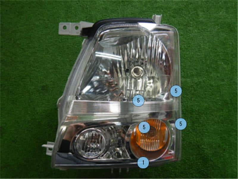 Used]Left Headlight MAZDA Az wagon 2004 UA-MJ21S 1A2051041 - BE