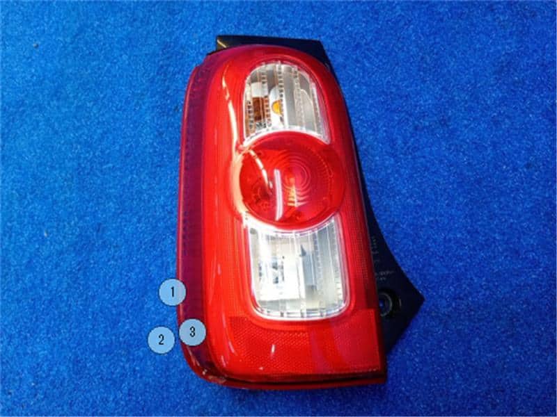 Used]Left Tail Light DAIHATSU Mira cocoa 2011 DBA-L675S 81560B2300