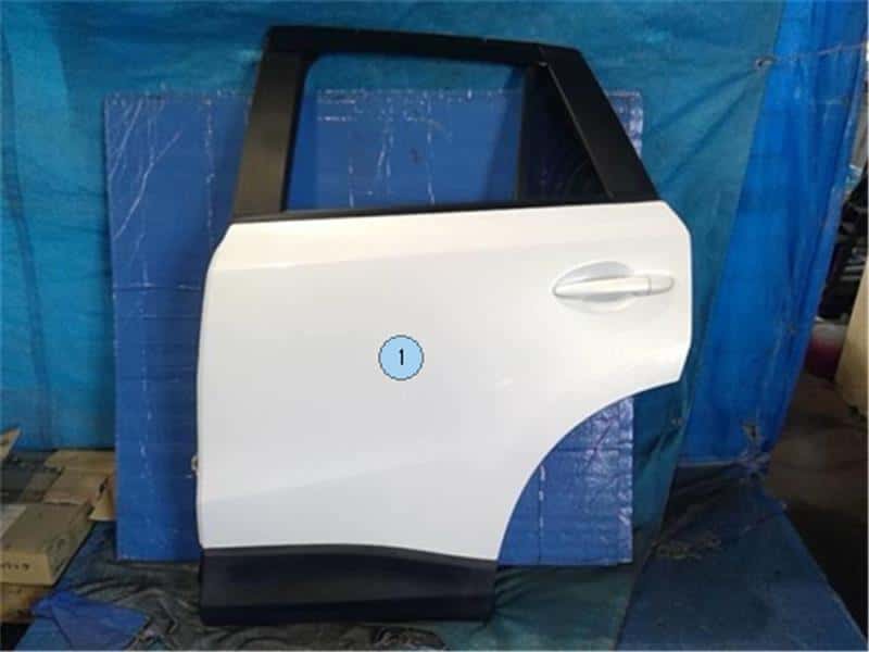 Used]Rear Left Door Assembly MAZDA CX-5 2012 LDA-KE2AW KDY37302XE