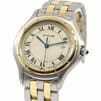 CARTIER Cartier Bakery tail mountain lion W35006B602 cream clockface K18YG X SS yellow Gold X stainless steel combination about 86.4 g 　 battery type Boys 　 　 241001030664 (PA126269938)