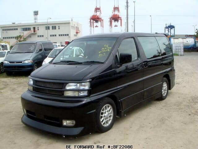 Nissan Elgrand ブラック Used 1998 NISSAN ELGRAND V/E-ALE50 for Sale BF22086 - BE FORWARD