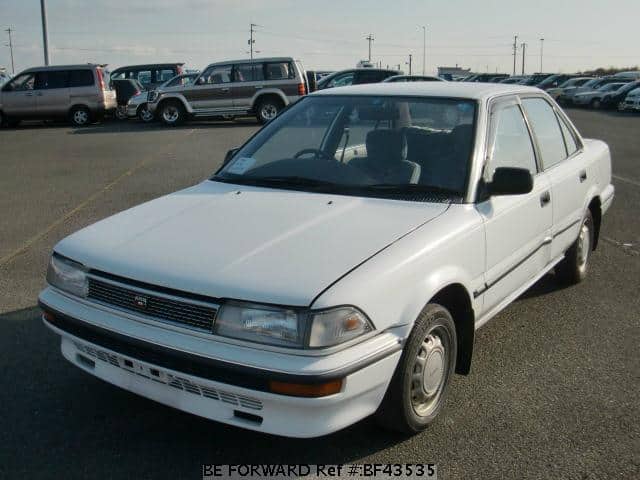 Used 1987 Toyota Corolla Sedan E Ae91 For Sale Bf43535 Be Forward
