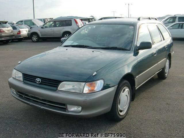 2000 TOYOTA COROLLA TOURING WAGON G-TRG SPORTS LOOK PACKAGE/GF-AE100G  d'occasion BF75990 - BE FORWARD