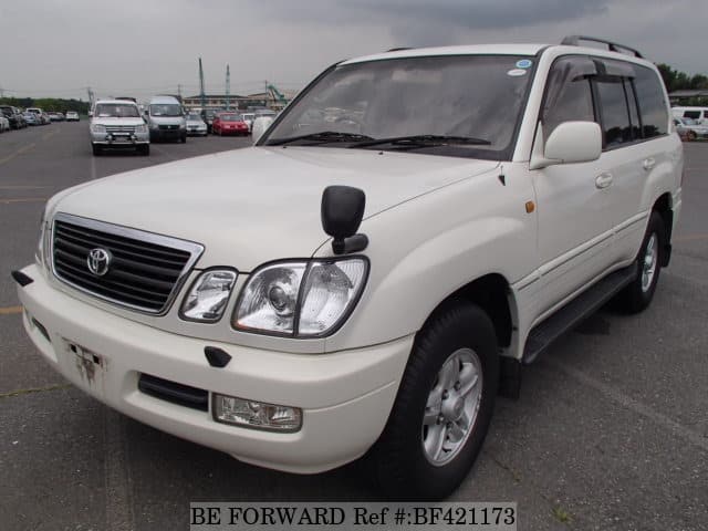 Used 1999 TOYOTA LAND CRUISER CYGNUS/GF-UZJ100W for Sale BF421173
