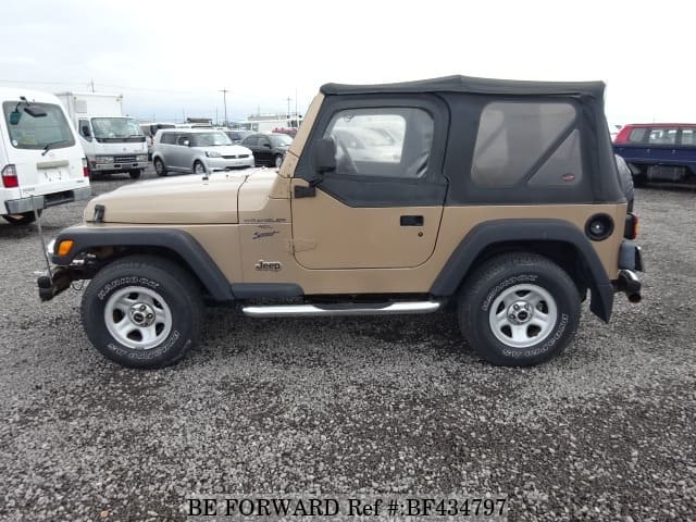 Used 2000 JEEP WRANGLER SPORTS/GF-TJ40S for Sale BF434797 - BE FORWARD
