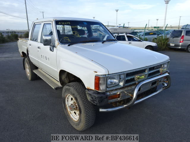Used 1987 TOYOTA HILUX W CAB/N-LN65 for Sale BF436614 - BE