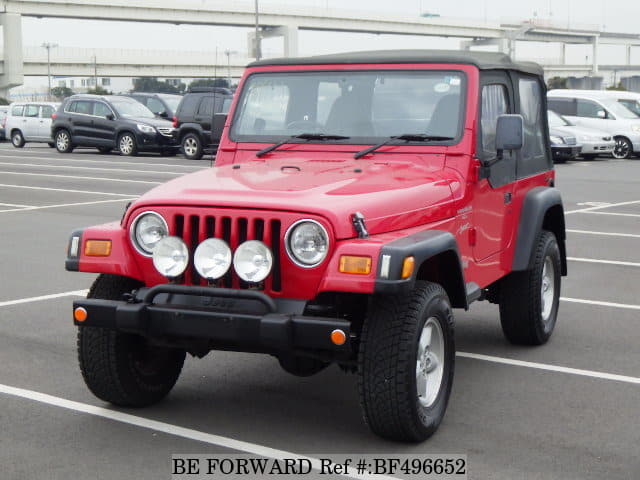Used 2000 JEEP WRANGLER SPORTS/GF-TJ40S for Sale BF496652 - BE FORWARD