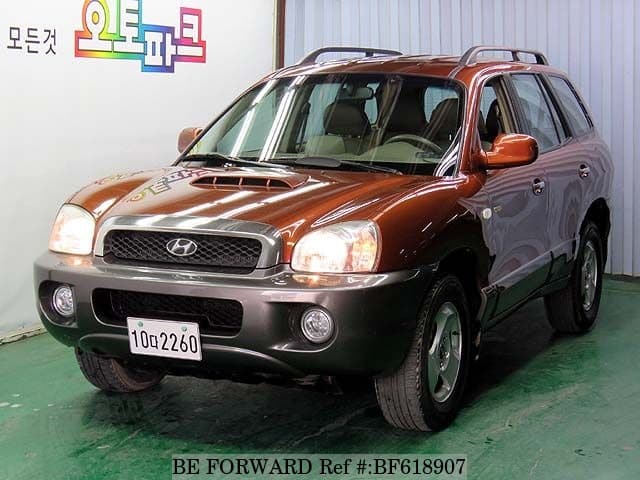 Used 2002 HYUNDAI SANTA FE GOLD for Sale BF618907 - BE FORWARD