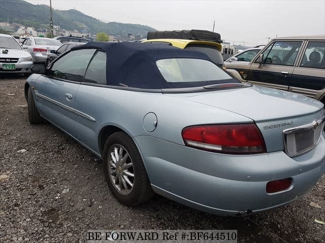 Used 2002 CHRYSLER SEBRING for Sale BF644510 - BE FORWARD