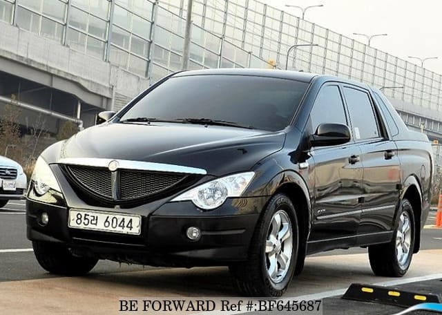 Used 2008 SSANGYONG ACTYON SPORTS for Sale BF645687 - BE FORWARD