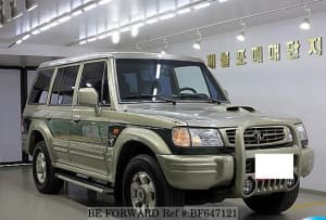 Used 2000 HYUNDAI GALLOPER BF647121 for Sale