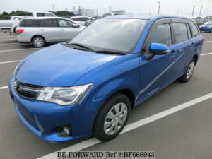 Used 2012 TOYOTA COROLLA FIELDER BF666943 for Sale