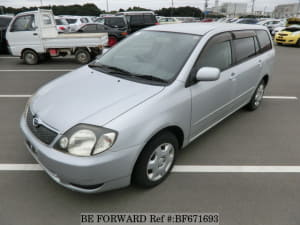 Used 2002 TOYOTA COROLLA FIELDER BF671693 for Sale