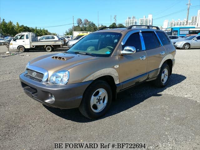 Used 2002 HYUNDAI SANTA FE GOLD for Sale BF722694 - BE FORWARD