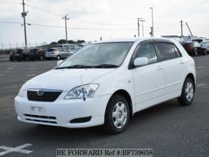 Used 2002 TOYOTA COROLLA RUNX BF739658 for Sale