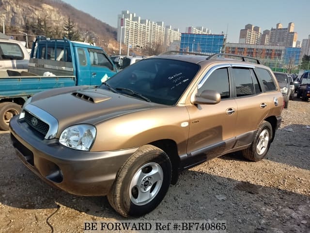 Used 2002 HYUNDAI SANTA FE VGT GOLD A/T for Sale BF740865 - BE FORWARD