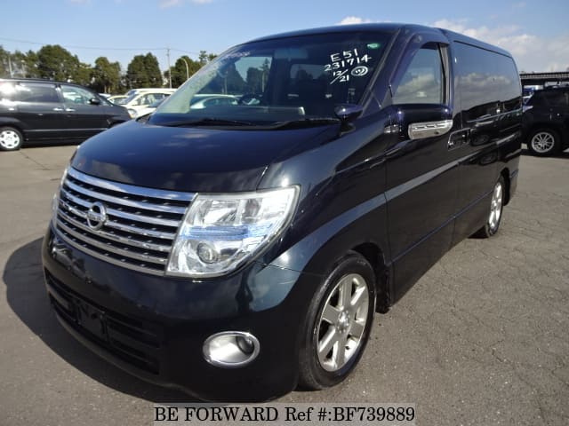 Used 2007 Nissan Elgrand Highway Star Black Leather Ltd Cba