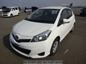 Used 2012 TOYOTA VITZ BF749708 for Sale