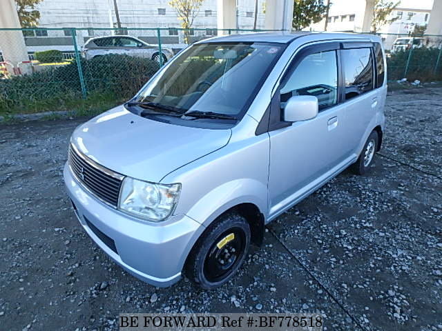 Used 2002 MITSUBISHI EK WAGON M BLACK INTERIOR/LA-H81W for Sale 