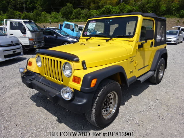 Used 2001 JEEP WRANGLER SPORTS/GF-TJ40S for Sale BF813901 - BE FORWARD