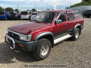 Used 1993 TOYOTA HILUX SURF BG000992 for Sale