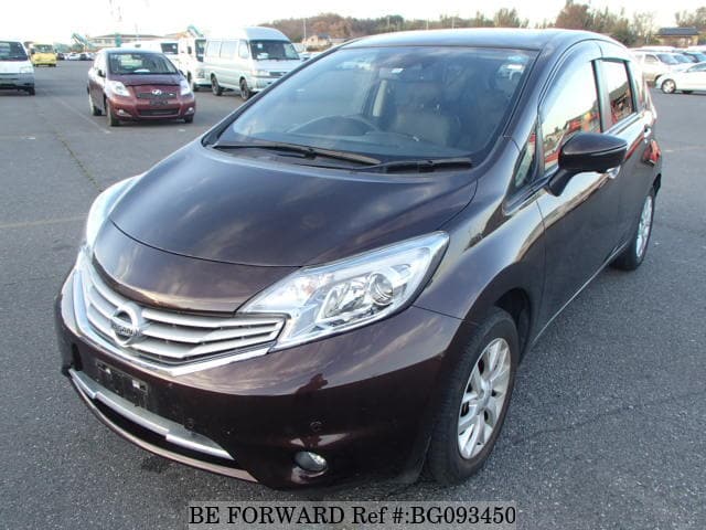 2014 NISSAN NOTE MEDALIST/DBA-E12 BG093450 usados en venta - BE