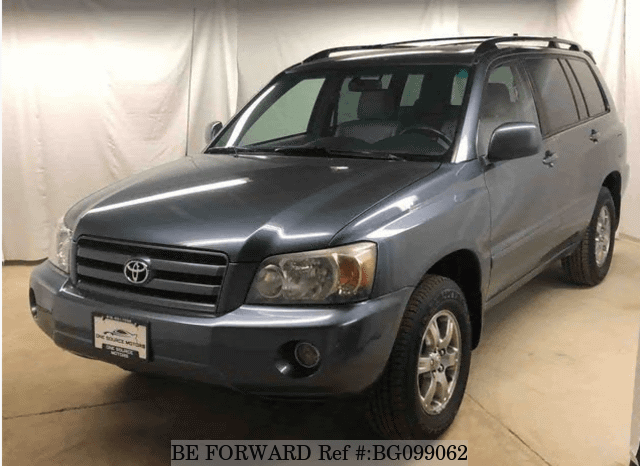 Used 2007 Toyota Highlander 07 V6 For Bg099062 Be Forward Used 2007 Toyota Highlander Bg099062 For