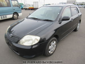 Used 2002 TOYOTA COROLLA RUNX BG144803 for Sale