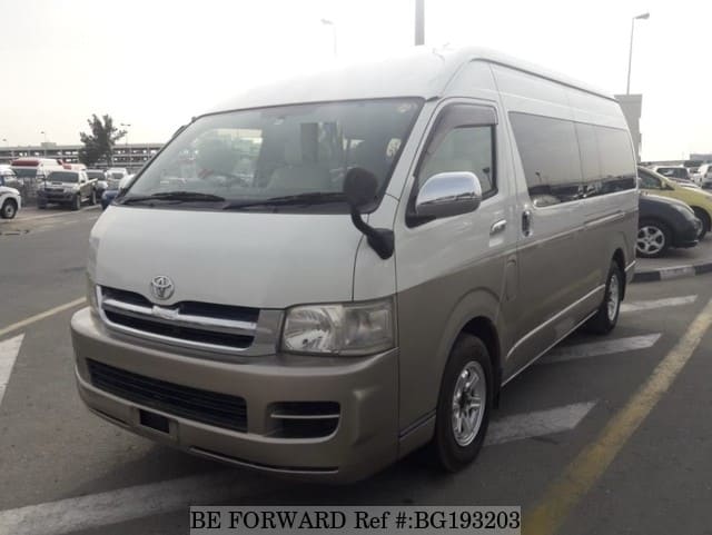 used toyota hiace commuter beforward