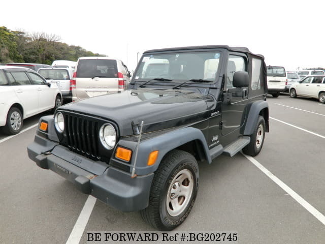 Used 2003 JEEP WRANGLER SPORTS SOFT TOP/GH-TJ40S for Sale BG202745 - BE  FORWARD