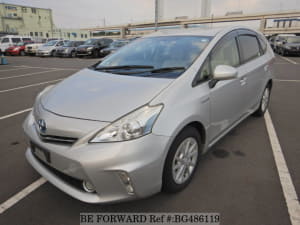 Used 2013 TOYOTA PRIUS ALPHA BG486119 for Sale