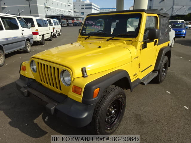 Used 2006 JEEP WRANGLER SPORTS SOFT TOP/GH-TJ40S for Sale BG499842 - BE  FORWARD