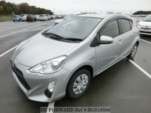 Used 2015 TOYOTA AQUA BG518588 for Sale