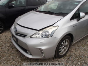 Used 2011 TOYOTA PRIUS ALPHA BG533803 for Sale