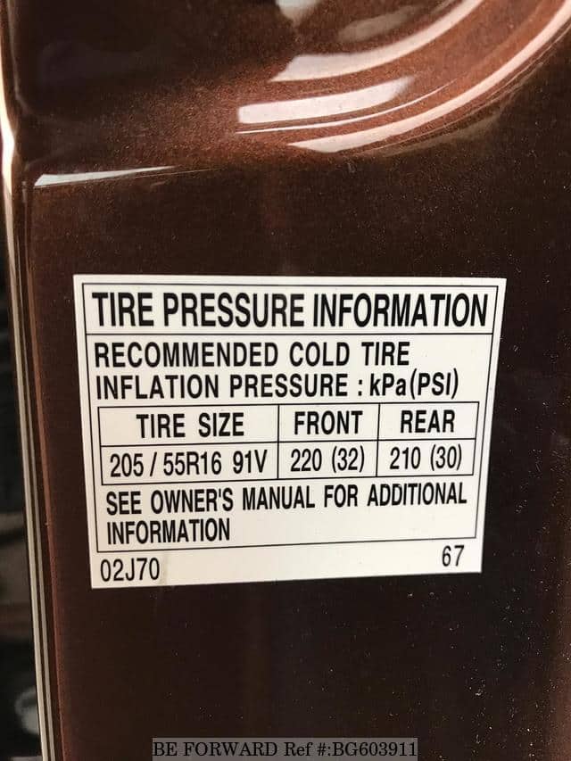 toyota corolla low tire pressure light