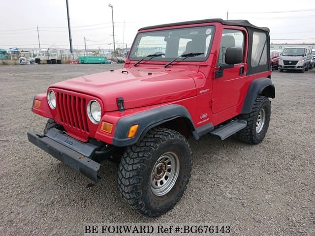 Used 2004 JEEP WRANGLER SPORTS/GH-TJ40S for Sale BG676143 - BE FORWARD