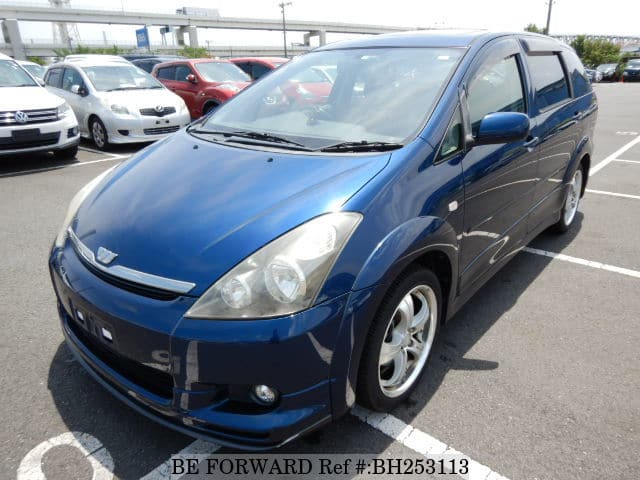 【P13531】WISH IN BLUE 2004 TOYOTA WISH Z/CBA-ANE11W BH253113 usados en venta - BE FORWARD