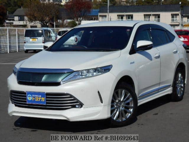 Used 17 Toyota Harrier Hybrid Avu65w For Sale Bh Be Forward