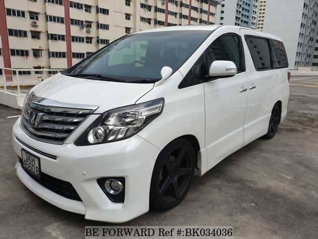 Подержанные 2012 TOYOTA ALPHARD ALPHARD DOUBLE SUNROOF 24S A на продажу  BK034036 - BE FORWARD