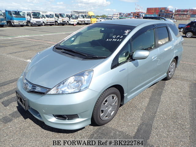 Used 12 Honda Fit Shuttle Hybrid Smart Selection Fine Style Daa Gp2 For Sale Bk Be Forward