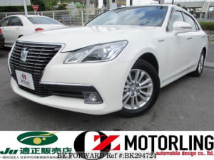 Used 2014 TOYOTA CROWN HYBRID BK294724 for Sale