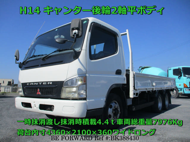 Used 2002 MITSUBISHI CANTER BK388430 for Sale