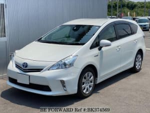 Used 2014 TOYOTA PRIUS ALPHA BK374569 for Sale