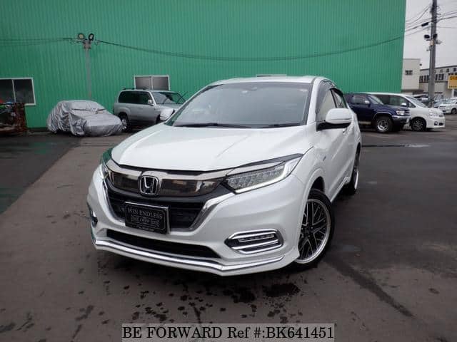 Used 18 Honda Vezel Z Ru4 For Sale Bk Be Forward